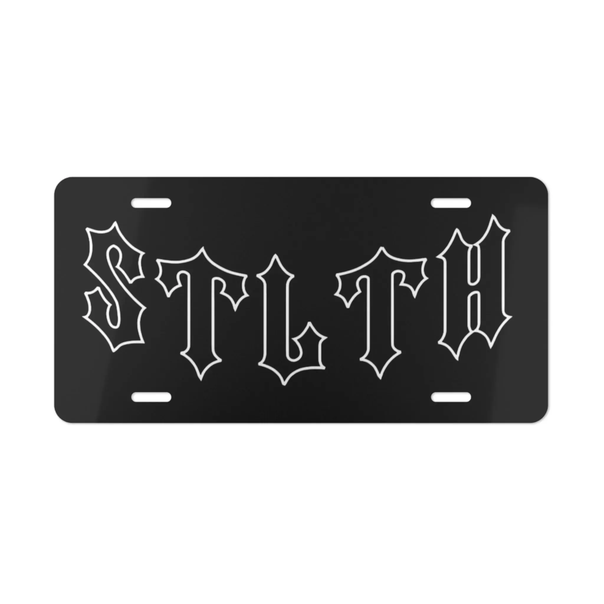 Customizable Vanity Plate for Car Enthusiasts – Stylish and Bold Design