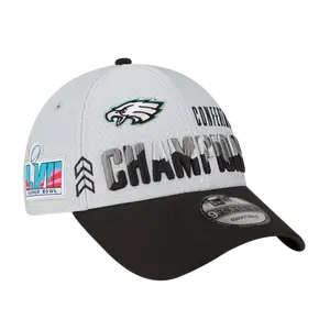 Eagles New Era 2022 NFC Champions Locker Room 9FORTY Adjustable Hat