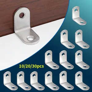 10/20/30pcs right angle fasteners, used for stabilizing furniture, L-shaped brackets hardware accessories, used for tables, chairs, shelves