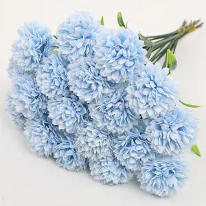 18 Piece Artificial Flower Bouquet, Sunflower, Violet, Daisy Combo, Vase, Home Decor, Home Decoration Bouquet, Wedding, Holiday, Outdoor Use, Durable Plastic
