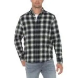 Liverpool, Button, Long Sleeve, Plaid, Shirt Classic Menswear Top Man Longsleeves