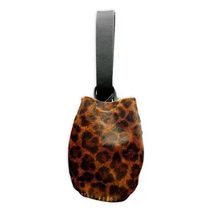 navigli bag | dark leopard hair-on calf