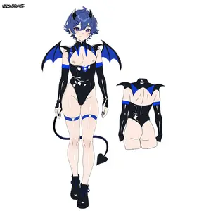 Pre-sale Dark Horn Succubus Costume (5-Piece Set) AS04 Velombrance From Koruraclub
