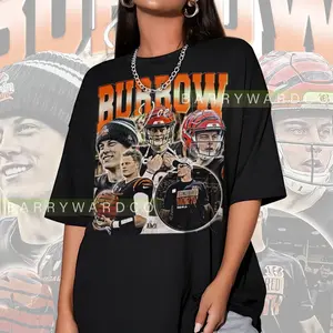Limited Joe Burrow Vintage T-shirt Joe Burrow Sweatshirt, Joe Burrow 2023, Joe Burrow Graphic Tee, Football shirt Gift For Him and Her, Xmas