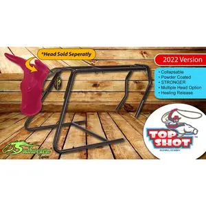 Equine Roping Heading and Heeling Dummy Stand - New Version of Roping Dummy
