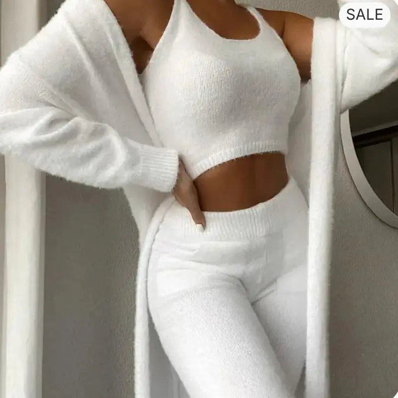 3 piece fur lounge set