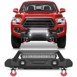 For 2016-2023 Tacoma Front Bumper Pickup Trucks Heavy-Duty Steel Bumper Tacoma Accessories