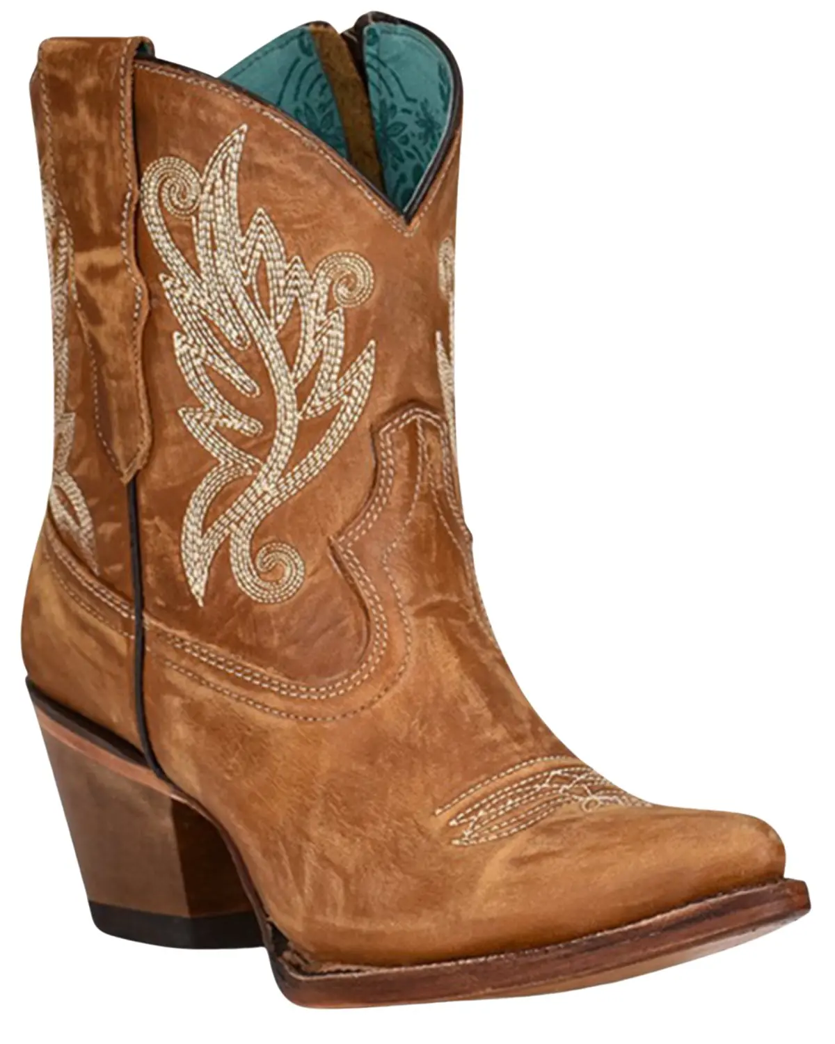 Corral Women's Women'S Embroidered Western Fashion Booties Snip Toe - A4218
