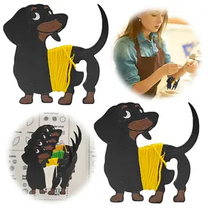 Fun Sausage Dog Thread Spools, Embroidery Thread Organizer, Reusable Sewing Craft Supplies, Ideal for DIY Projects