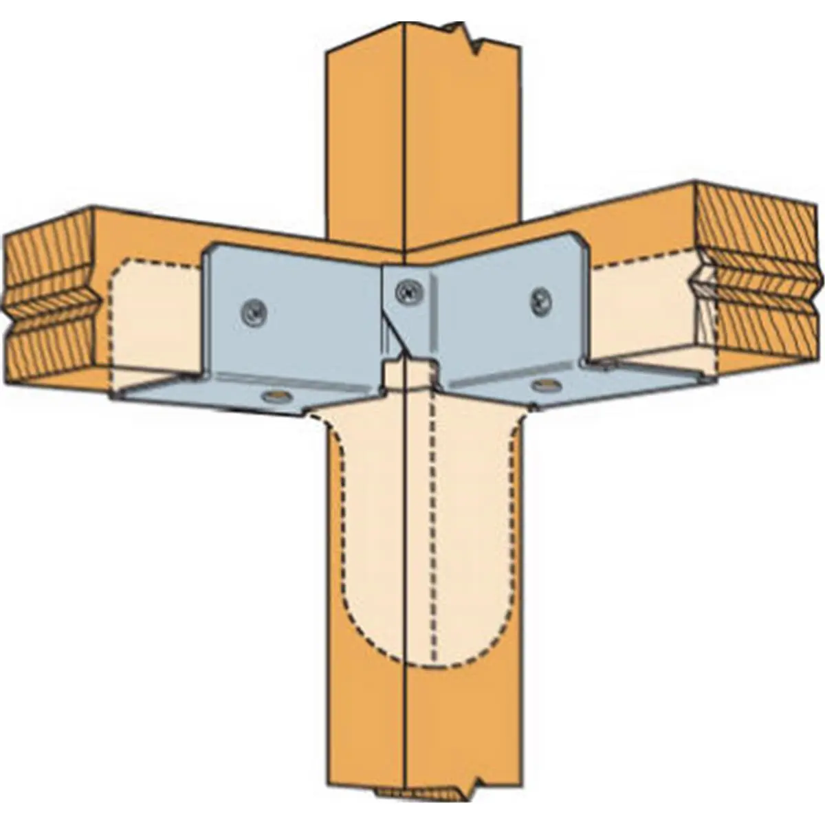 212 MAIN Simpson Strong Tie RTC22Z Rigid Tie Connector, 2-Piece Structural Fastener with Reliable Structural Hold