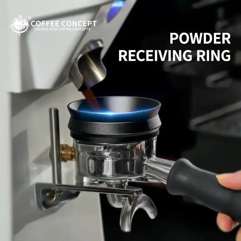 Magnetic Dosing Ring for Espresso - Anti-Static Coffee Funnel 51/53/58mm