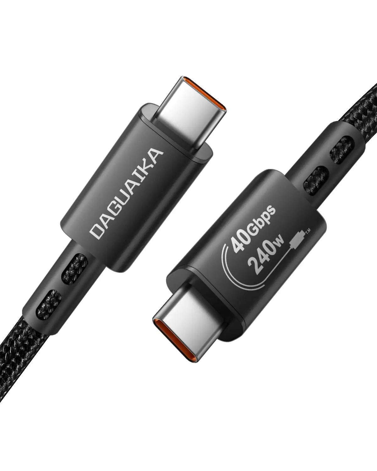 USB 4 Cable 3.3FT [USB-IF Certified] for Thunderbolt 4/3, 240W Fast Charging, 40Gbps Data Transfer, 8K@60Hz/4K@240Hz/Dual 4k@60Hz Video Display for iPhone 15/16 Series, MacBook, iPad, Samsung