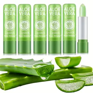 Aloe Vera Long-Lasting Juicy Lip Balm, Hydrating Color-Changing Lip Gloss, Daily Lip Care, Moisturizing Formula, Temperature Responsive, Sensitivity Friendly