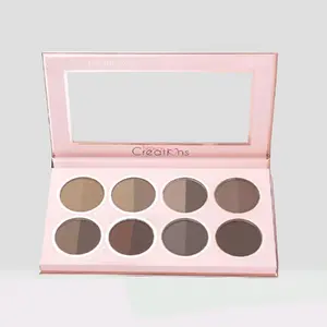 Eyebrow Definer Powder Book - 8 Shades for Precision Application & Natural Look - Perfect for Daily Use & Special Occasions