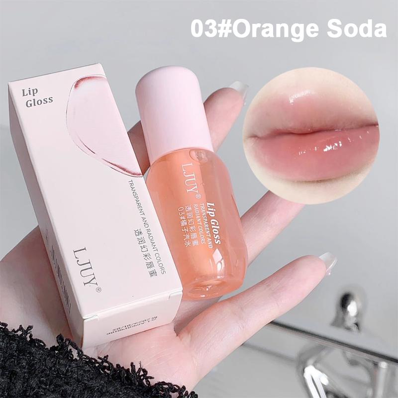 6/3 Pcs Lip Gloss Hydrating Lip Glaze Stick, Oil Transparent Glossy Lip Honey, Fades Fine Lines, Affordable Unisex Balm for Students