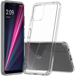 Clear Case for T-Mobile REVVL 6X Pro 5G (2023) / REVVL 6 Pro 5G (2022), Aquaflex Semi-Flexible TPU [Shock Absorbing] Transparent Phone Cover