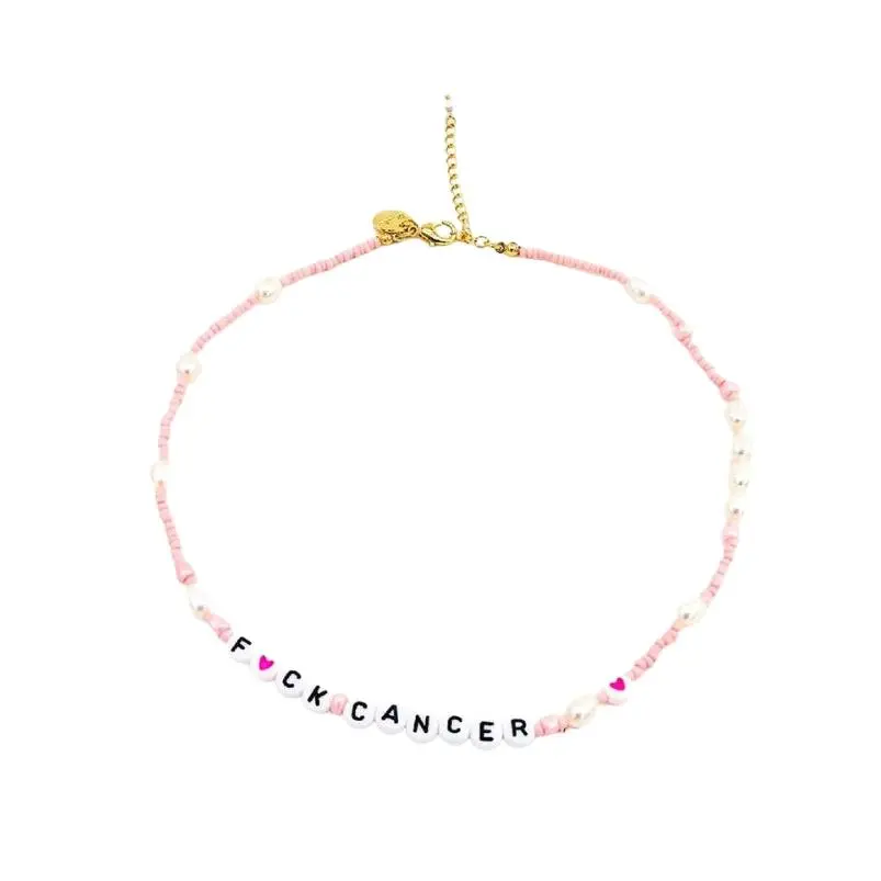 F*ck Cancer Necklace - Bold & Empowering Cancer Awareness Jewelry | Chemo Kits