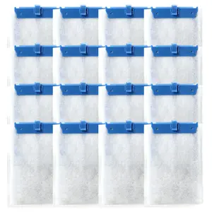 16 pack medium size fish tank filter cartridge, compatible with Tetra Whisper bio bag filter cartridge 10i IQ10 PF10, fish tank aquarium filter cartridge, used for fish tank cleaning and maintenance