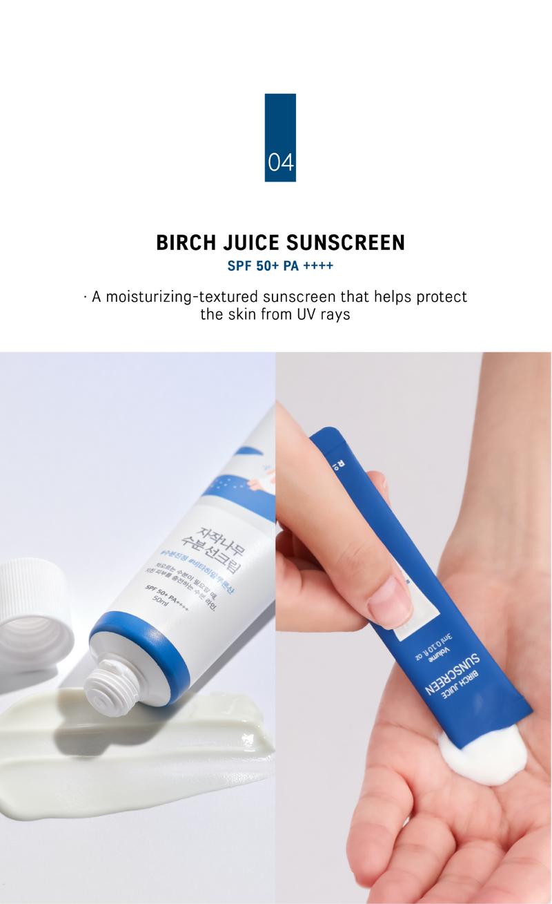 ROUND LAD Stick Pouch Kit – Gentle K-Beauty Skincare to Go |Travel-friendly | Comfort (1025 Dokdo Cleanser 3ml*3ea, Pine Calming Cica Ampoule 3ml*3ea, Soybean Panthenol Cream 3ml*3ea, Birch Juice Moisturizing Sunscreen 3ml*3ea)