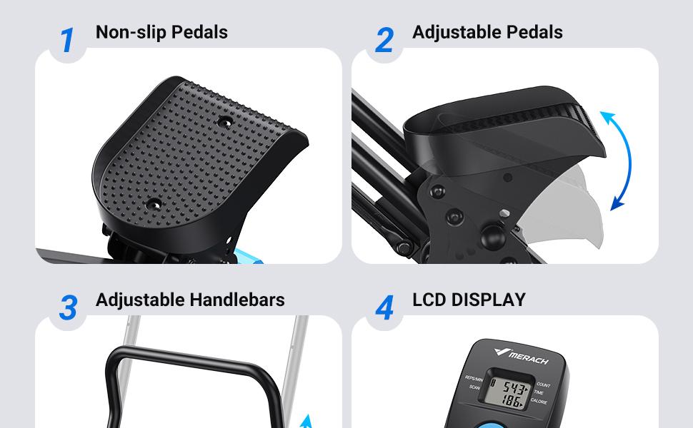 （Live Only）Special Link for Flash sale Merach Stair Stepper with Handlebar for Full-Body Workout, 300LBS Capacity,  Compact Cardio Climber Exercise Machine with Adjustable Pedals, Vertical Climber for Home Gym, TikTokShopBlackFriday