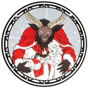 Krampus 6-Inch Suncatcher Halloween Xmas Ornament Window Home Decor Gift
