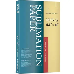 Sublimation Paper- 150 Sheets Heat Transfer Paper 8.5x14 inch Compatible with Inkjet Sublimation Printer 105g