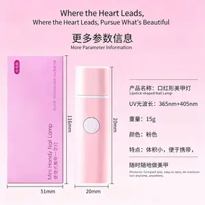 lipstick shaped Mini Portable Nail Tool