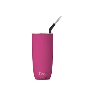 S'well Stainless Steel Tumbler with Straw - 24oz Drinkware Portable Beverage Water Bottles