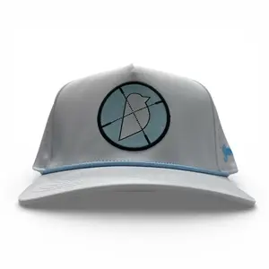 Sniping Birdies Limited Edition Performance Rope Hat with Precision Target Embroidery Vintage 5-Panel Crown & Braided Rope Visor