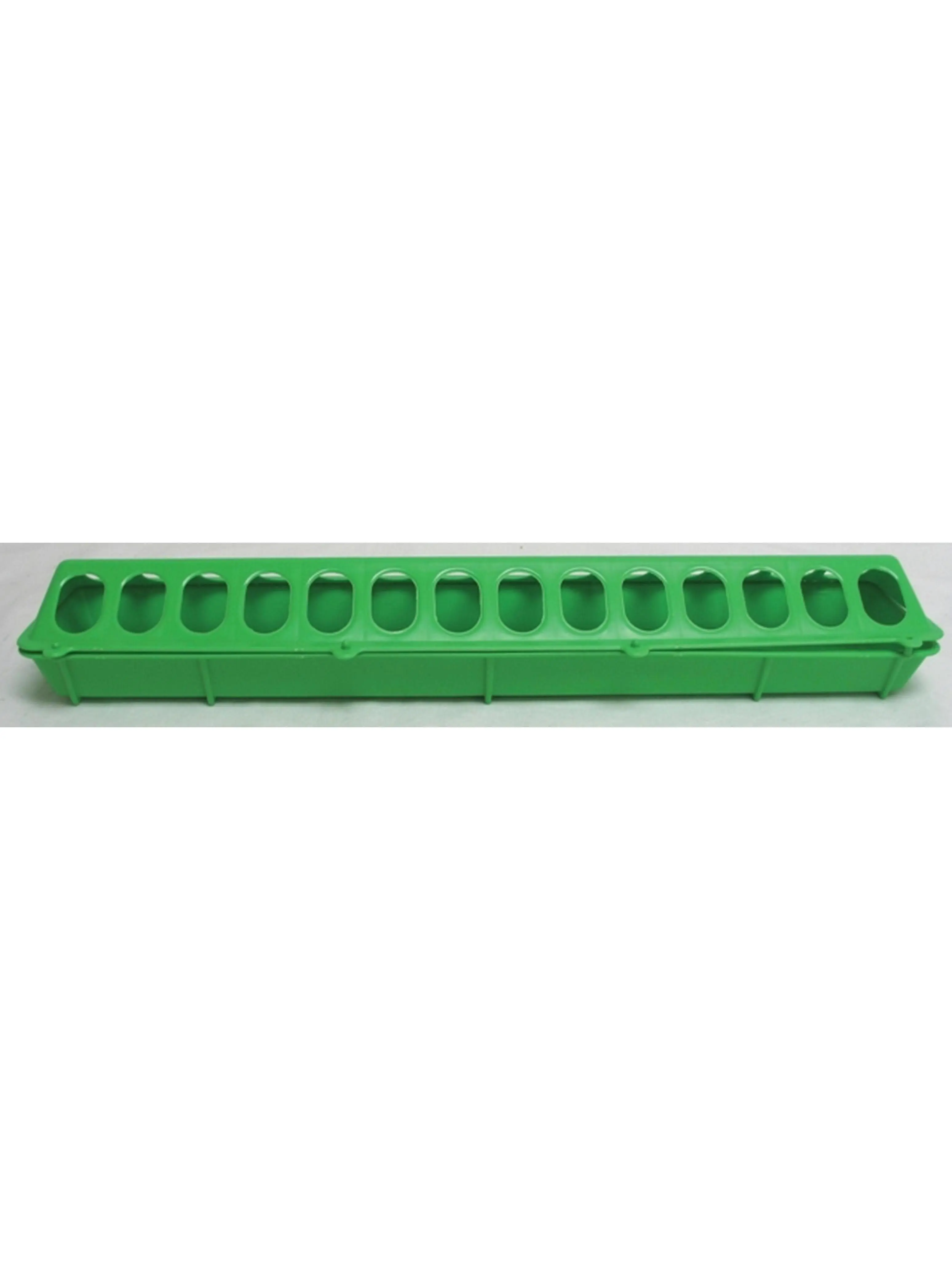Miller Mfg Co Inc Flip-Top Lid Plastic Poultry Feeder, Lime Green, 20 in Single Unit - 820LIMEGREEN
