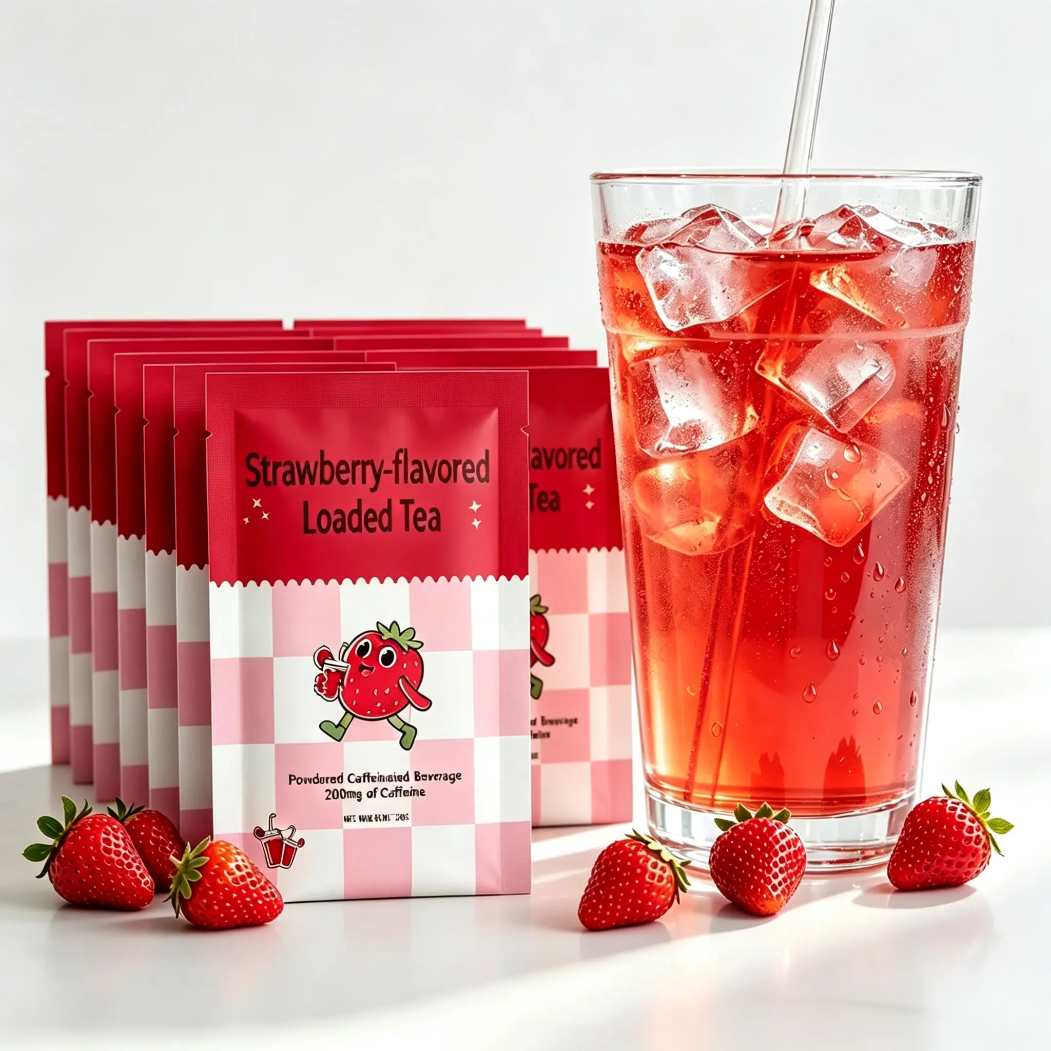 Loaded Tea - Powder Mix (10-Pack,32 oz) I Caffeinated Beverage Mix | Sugar Free |Refreshing I Low-Calorie Energy Drink Mix