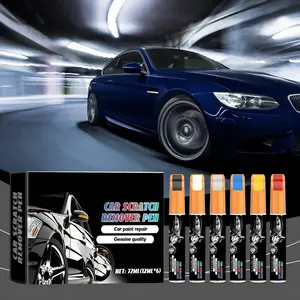 6pcs/set Car Scratch Remover Pen, Car Paint Repair Pen, Quick Scratch Fixes Easy Application for Smooth Surfaces, Essential Auto Care Access>(FS)