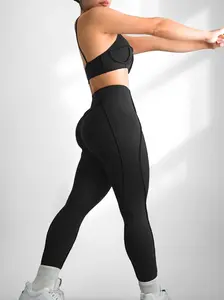 Seam Sculpt Leggings (Black)