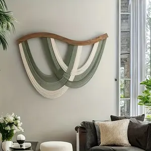 Aesthetic Room Decor with Wall Tapestry, & Blush Neutral Horizontal Wall Art, Ideal for Living Room Bedroom