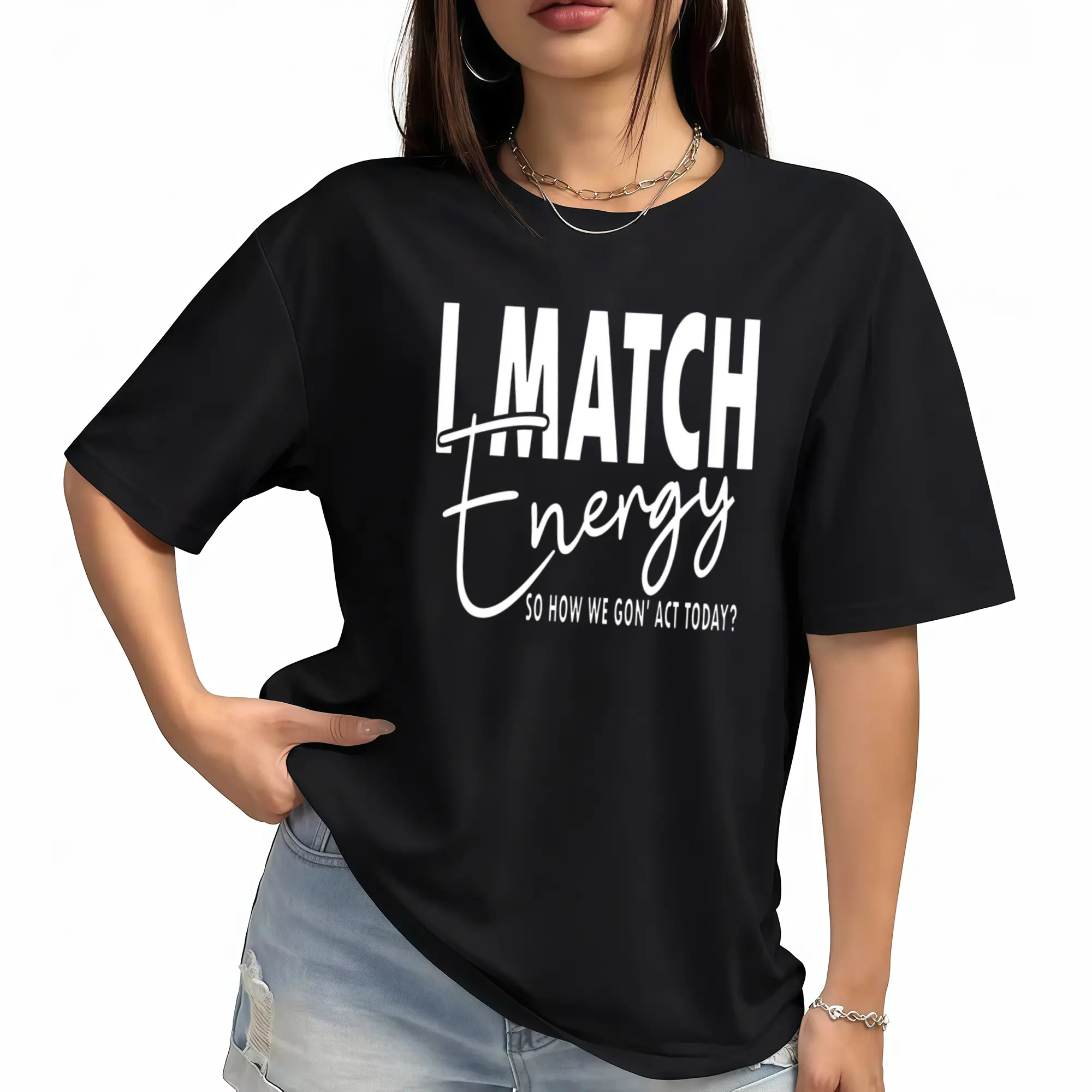Hilinker Women's Oversized T Shirt Graphic Tees Short Sleeve Shirts Summer Casual Loose Tops