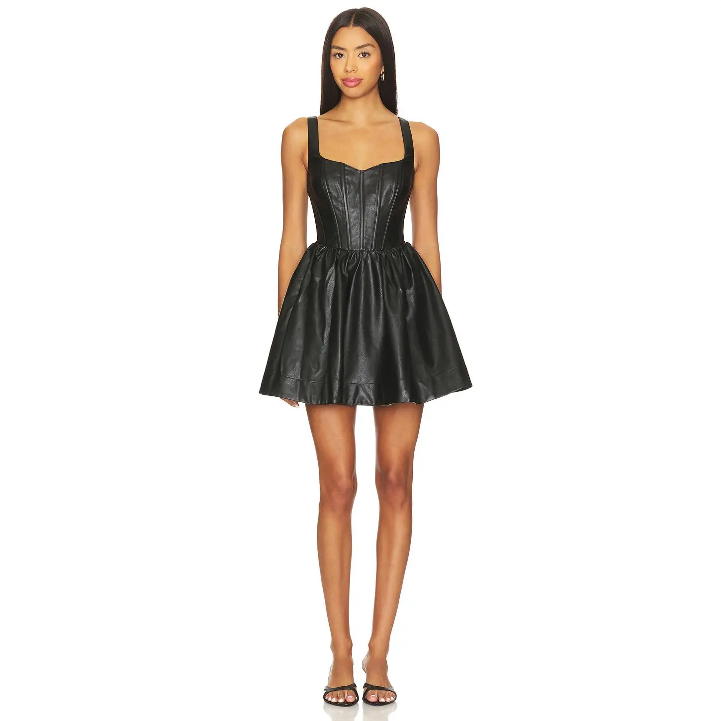 bardot black dress mini WW43610] Off-White