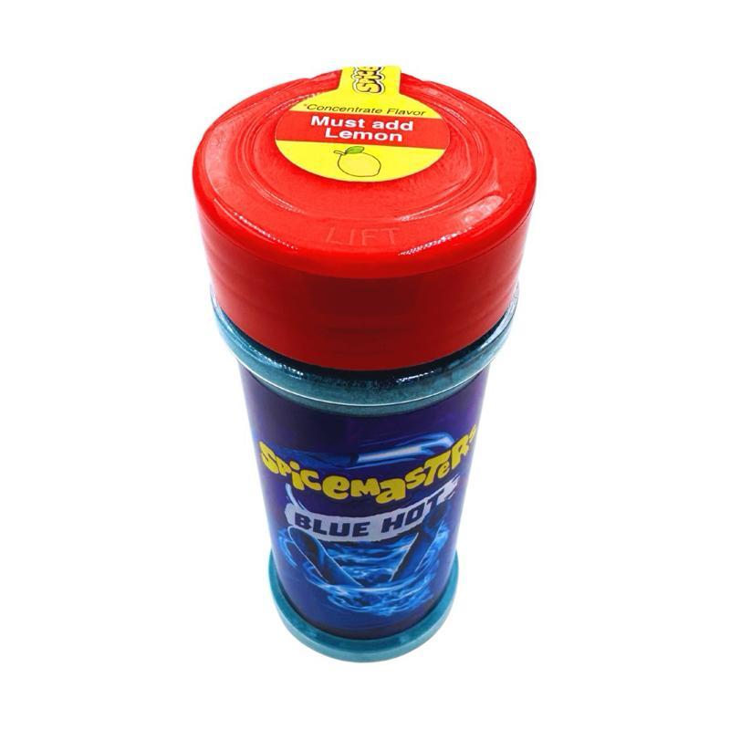 Spicemasters Blue Heat Bold Wild Street Style Kick Seasoning for Hot Wings Popcorn Chips Gummies Fruit Electric Bold Spicy Taco Ceviche Tropical Mexican Loco Cookers Flavor Chillipowder Chilli Oil