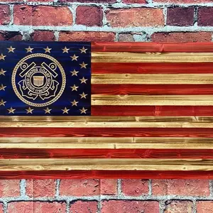 Rustic Coast Guard Challenge Coin Holder