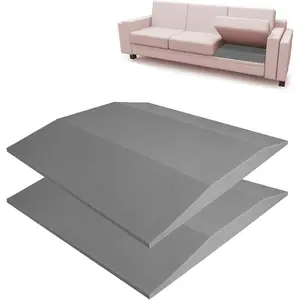 2-Pack Couch Supports for Sagging Cushions High Density 20" X 20" Couch Cushion Support for Sagging Seat Trapezoidal Sofa Cushion Support for Sagging Repair Couch Supporter for Under The Cushions