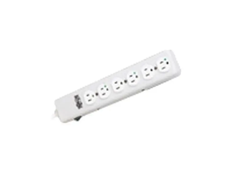 Tripp Lite Metal Power Strip, 6-Outlet 120V 15A Audio & Video Accessories with 6Ft Cord, 15 Amp Capacity
