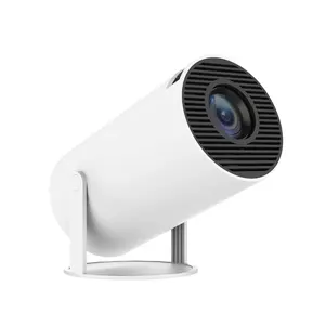 Portable 4K HD Projector with WiFi and Bluetooth Capabilities for Outdoors and Indoors