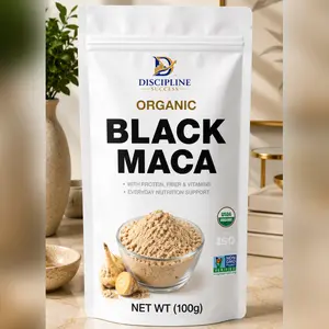 Organic Black Maca Powder | Natural Energy Support | Vegan & Non-GMO