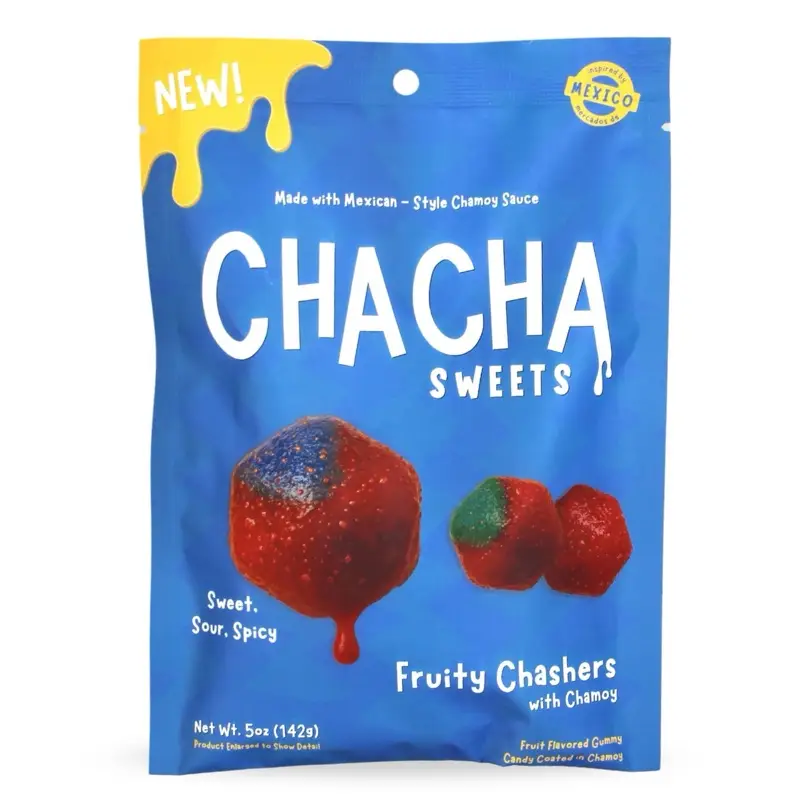 Fruity Chamoy Gushers (CHASHERS) Bigs, Viral Gummy Mexican Candy & Snacks, Sweet Sour & Spicy Nostalgic Juicy Chewy Candy