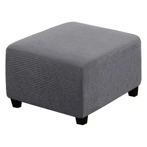 Solid Color Elastic Footrest Cover, Detachable Design, Stretchy Fit Footrest Pad Sleeve, Sofa Foot Rest Protector, Furniture Guard