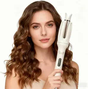 Automatic Rotating Curling Iron ,Perfect Gift for Her ,Anti-Scald, 4 Temp,Travel Friendly