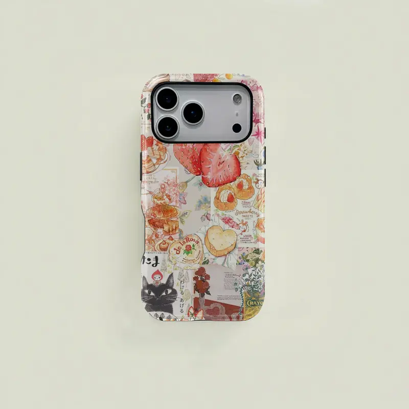 CASETIFY STRAWBERRY MIX スマホケース iPhone13 casetify Strawberry Mix クリア ケース MagSafe対応 By foxy