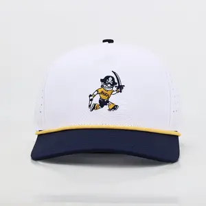 ETSU Vintage Buccaneer Performance Rope Hat - White/Blue