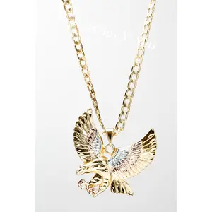 Eagle Pendant with Necklace - Aguila con Cadena (24K Gold Filled)