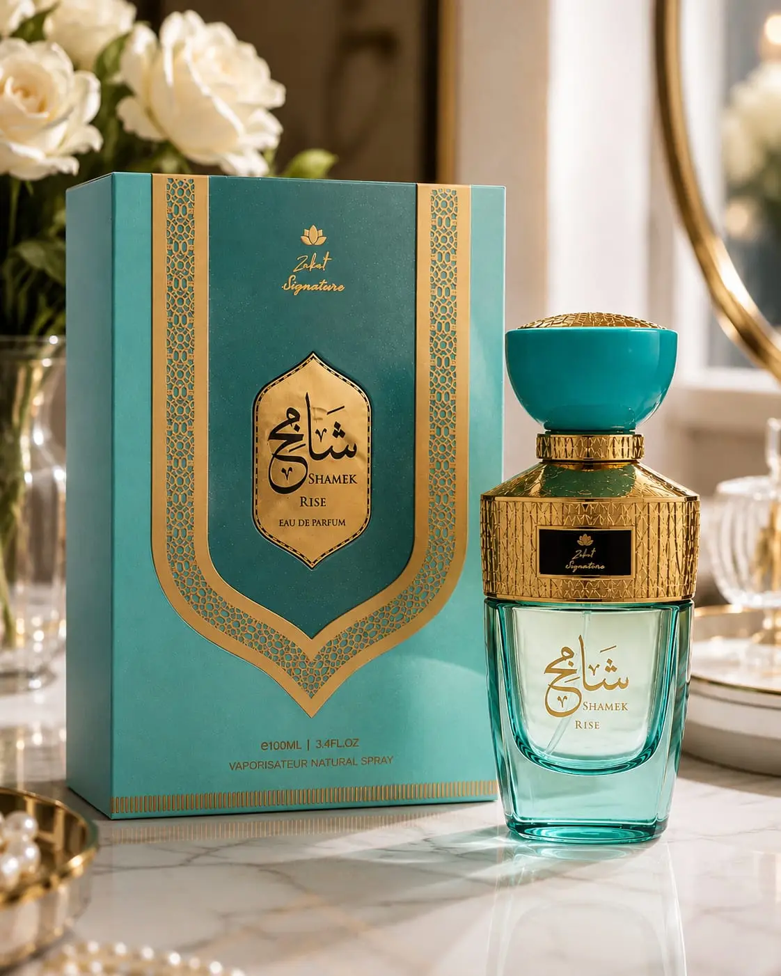 Signature Shamek Rise By Zakat Eau De Parfum 100 ML (3.4 FL OZ) Unisex
