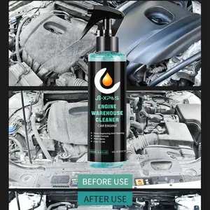 Car Engine Bay Cleaner Spray, Powerful External Cleaning Agent, Stain Remover, No Water Needed, Efficient Car Maintenance Tool